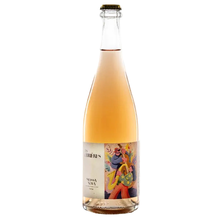 Mossa Nova Pet-Net wine with a colourful label, Domaine Les Orbrieres