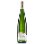 Wine bottle of Sylvaner Vieilles Vignes with a label on a white background