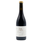 A bottle of Trois Copains 2023 red wine, featuring a dark glass bottle with a cream-colored label and a gold foil cap, set against a plain white background.