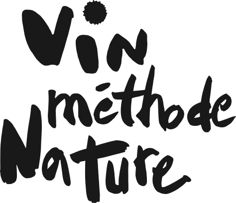 Black text 'Vin méthode Nature' on a white background